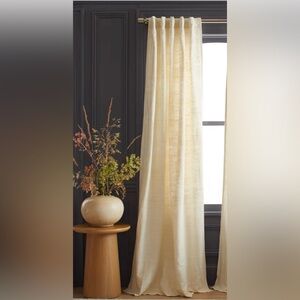 Raw silk Quince Curtains